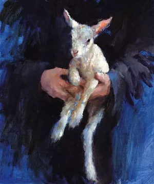 Het lam - Dinie Boogaart - giclee