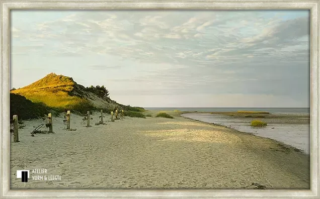 Romo - Peter van der Ploeg - 50x30 giclee in Icona 15mm verzilverd