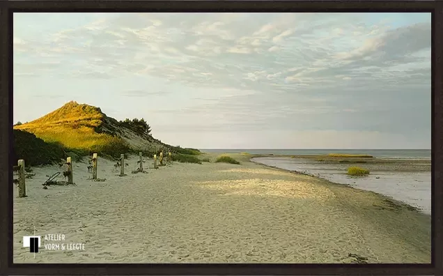Romo - Peter van der Ploeg - 50x30 giclee in zwarte lijst