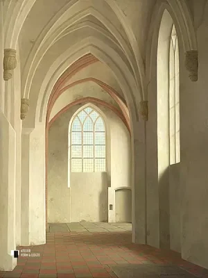 De zuidbeuk van de Petrus en Pauluskerk in Loppersum - Henk Helmantel - giclee op canvas
