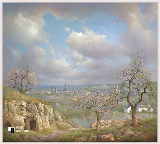Mergelland - Patrick Creyghton - in baklijst Atelier whitewash 10mm