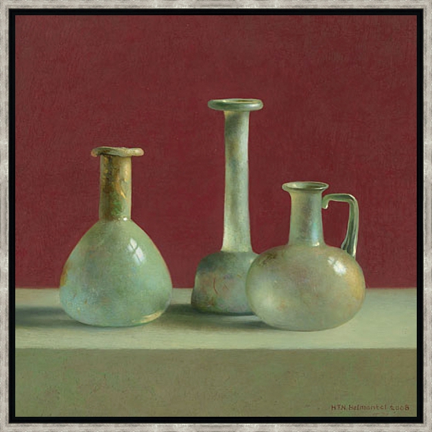 Romeins glas - op canvas, gecentreerd