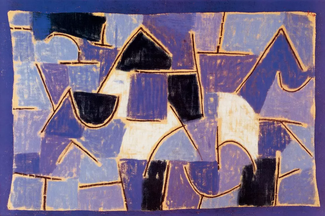 Blauwe Nacht - Paul Klee - giclee op canvas